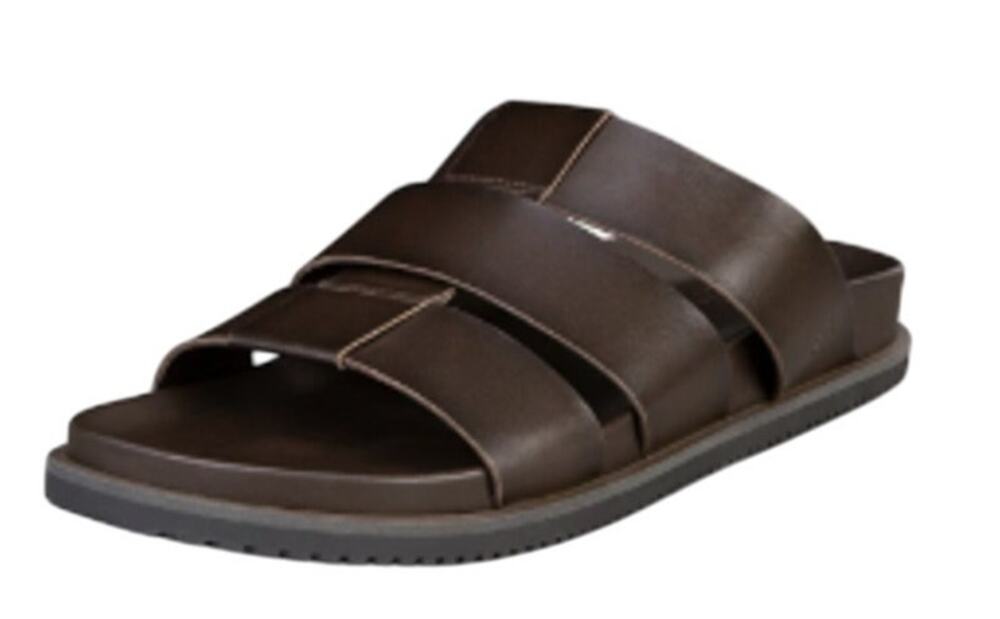 Allen Edmonds Mens Davis Sandals US 9 EU 43 Dark Brown Leather Fisherman NIB